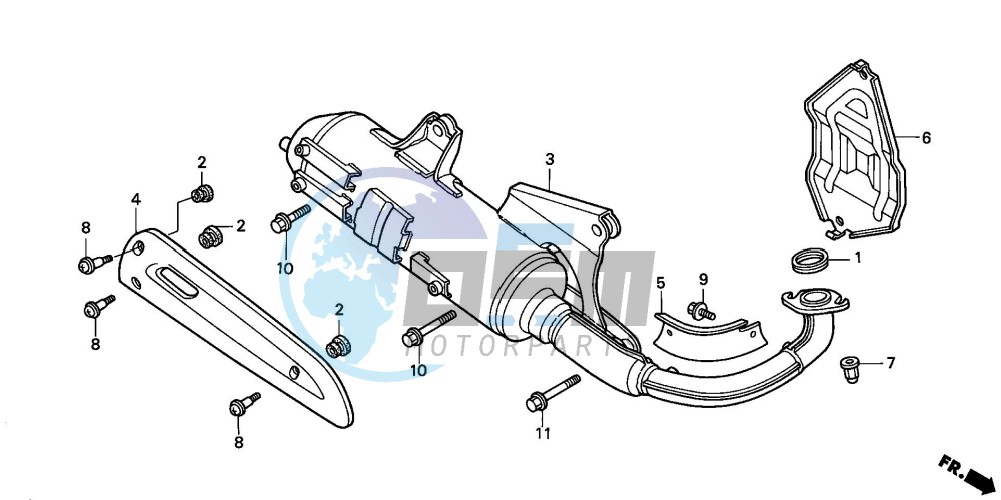 EXHAUST MUFFLER