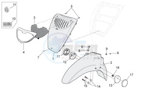 Scarabeo 100 4T e3 net drawing Front body II