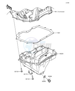 NINJA ZX-10R ABS ZX1000SGFB XX (EU ME A(FRICA) drawing Oil Pan