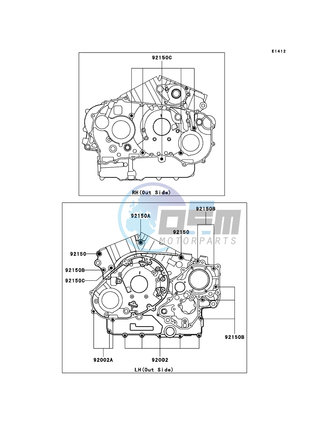 Crankcase Bolt Pattern