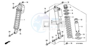 TRX450ER9 Australia - (U / SEL) drawing FRONT CUSHION