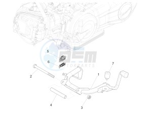 LIBERTY 125 IGET 4T 3V IE E4 ABS (EMEA) drawing Stand/s