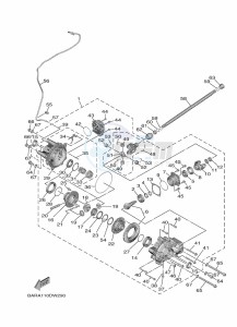 YXF850E YXF85WPAM (BARE) drawing FRONT DIFFERENTIAL