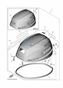 F25GWHS drawing TOP-COWLING