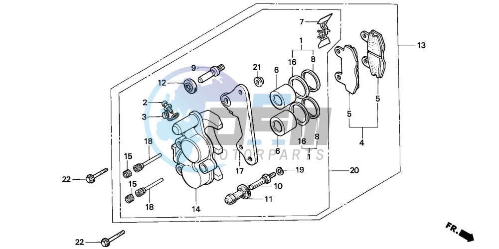 FRONT BRAKE CALIPER