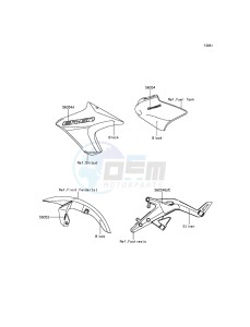 ER-6N_ABS ER650FCF XX (EU ME A(FRICA) drawing Decals(Black)