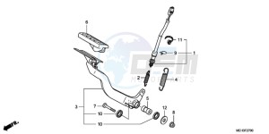 NSA700A9 France - (F / CMF MME) drawing PEDAL