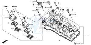 CBR1000RR drawing CYLINDER HEAD COVER