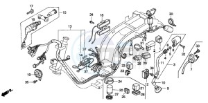 NH80MS drawing WIRE HARNESS/ IGNITION COIL