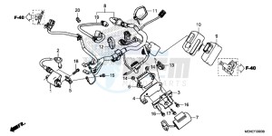 CRF450RD CRF450R Europe Direct - (ED) drawing WIRE HARNESS