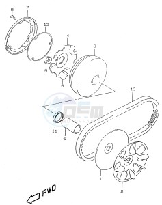 AY50 (V-W-X-Y) katana drawing TRANSMISSION (1) (model V W)