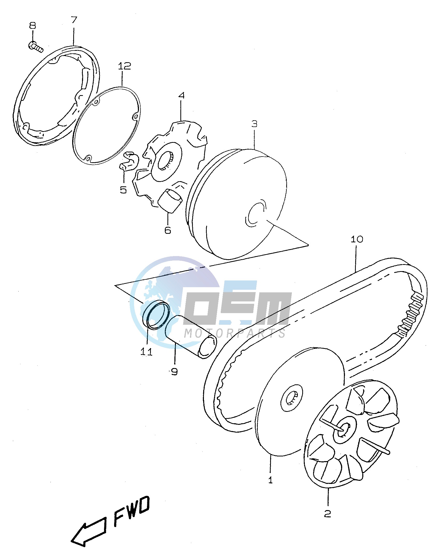 TRANSMISSION (1) (model V W)