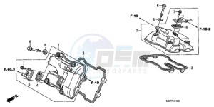 XL1000V9 E / MKH drawing CYLINDER HEAD COVER