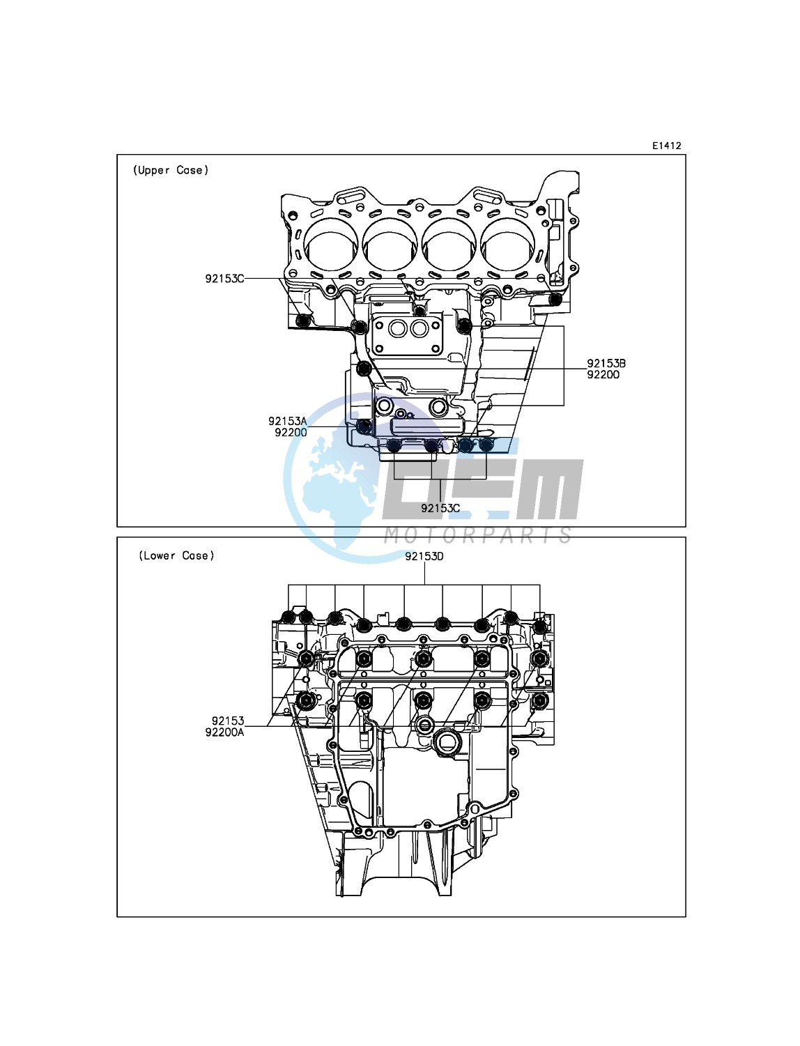 Crankcase Bolt Pattern