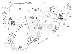 TUONO 1100 V4 RR E4 ABS (APAC) drawing Exhaust pipe I