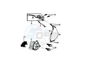 EURO MX E2 - 125 cc drawing FRONT BRAKE SYSTEM