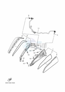 MWS155-A TRICITY 155 (BGD8) drawing FLASHER LIGHT