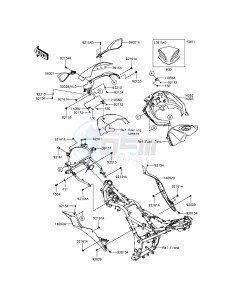 NINJA_300_ABS EX300BFF XX (EU ME A(FRICA) drawing Cowling