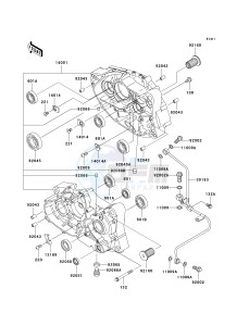 BN 125 A [ELIMINATOR 125] (A6F-A9F) A6F drawing CRANKCASE