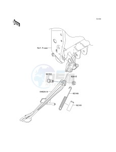 ZR 750 L [Z750 EU] (L7F-L8F) L7F drawing STAND-- S- -