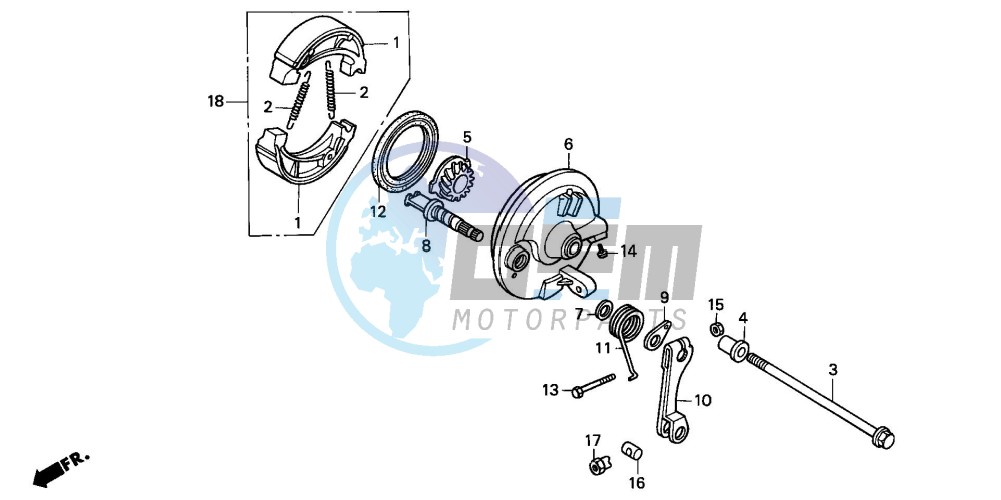 FRONT BRAKE PANEL