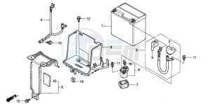 NES125 drawing BATTERY