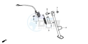 NSR125F drawing SIDE STAND