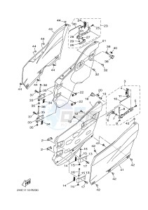 YXZ1000E YXZ10YPXG YXZ1000R EPS (2HC6) drawing SIDE COVER 3