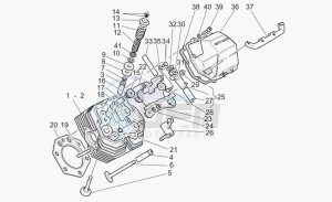 V 11 1100 Cafè-Ballabio Cafè-Ballabio drawing Cylinder head and valves