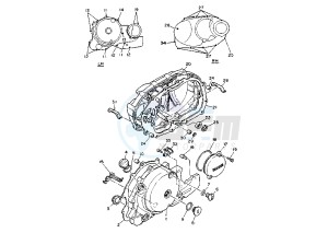 XV VIRAGO 535 drawing CRANKCASE COVER