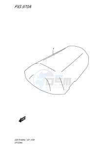 GSX-R1000 EU drawing OPTIONAL (SEAT TAIL BOX)