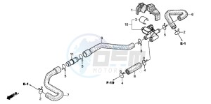 XL700V drawing AIR INJECTION VALVE