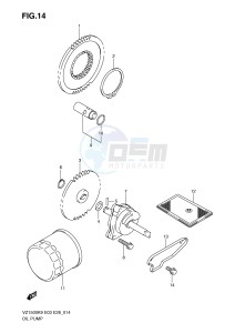 VZ1500 (E3-E28) drawing OIL PUMP