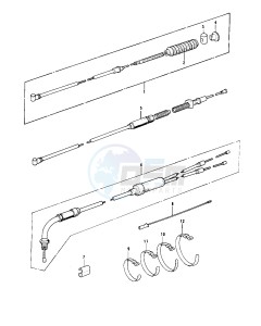 KD 100 M (M1-M4) drawing CABLES_CHASSIS ELECTRICAL EQUIPMENT