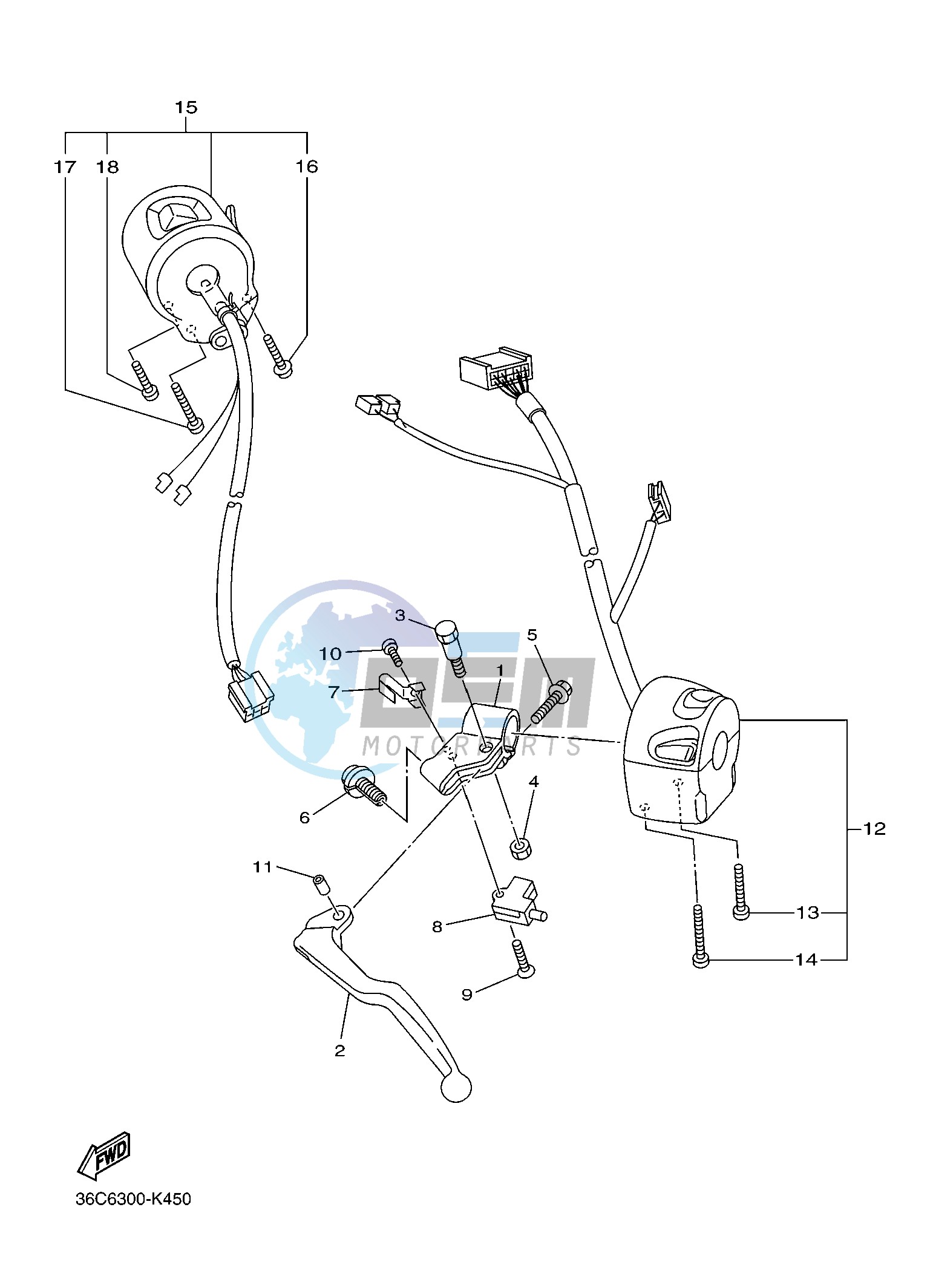 HANDLE SWITCH & LEVER