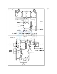 ZZR1200 ZX1200-C4H XX (EU ME A(FRICA) drawing Crankcase Bolt Pattern