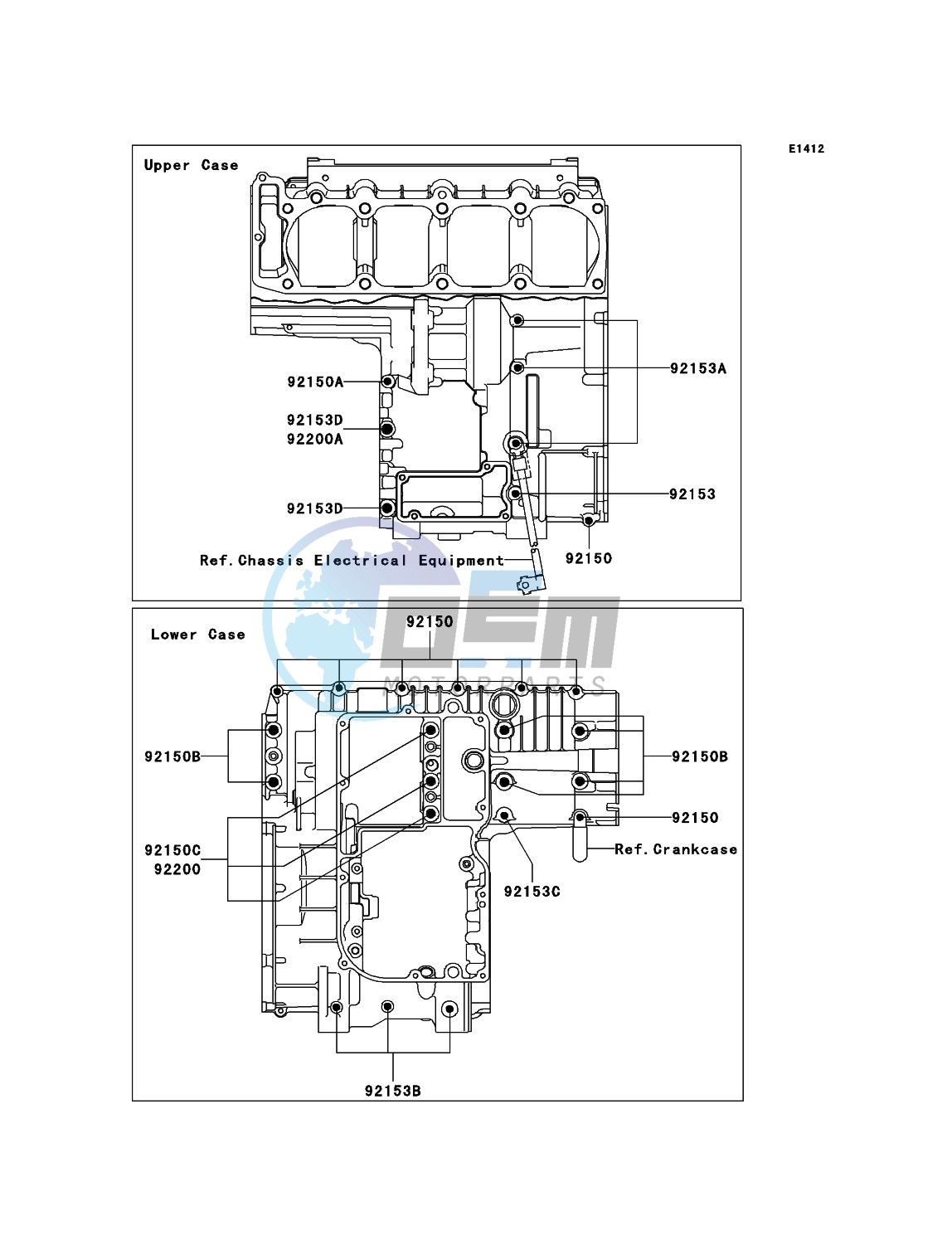 Crankcase Bolt Pattern