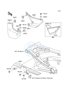 ZRX1200R ZR1200A6F FR GB XX (EU ME A(FRICA) drawing Side Covers/Chain Cover