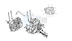 SENDA SM BAJA - 125 CC EU2 & EU3 drawing CRANKCASE