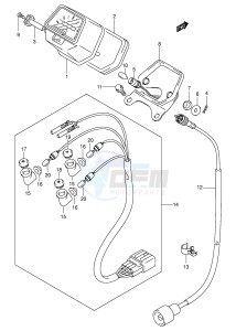 LT-F400 (P3-P28) drawing SPEEDOMETER (MODEL K3 K4)