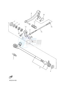 XJR1300C XJR 1300 (2PN3) drawing SHIFT SHAFT