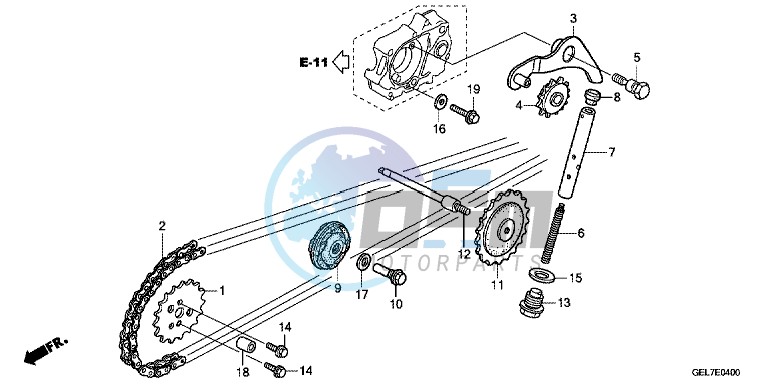 CAM CHAIN/TENSIONER