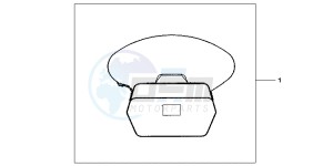 NC700XD NC700X 2ED drawing INNERBAG TOPBOX