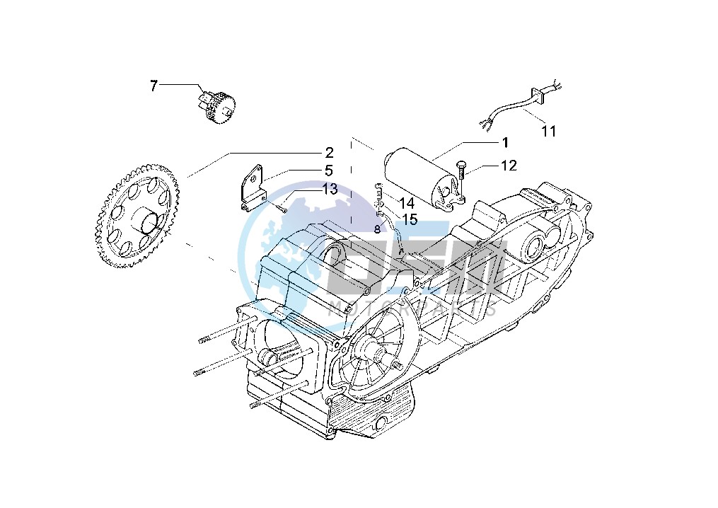 Starting motor