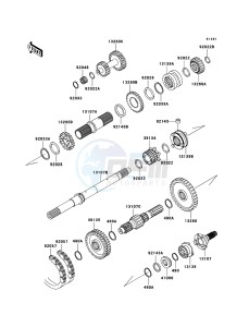 MULE 3010 TRANS 4x4 DIESEL KAF950C7F EU drawing Transmission