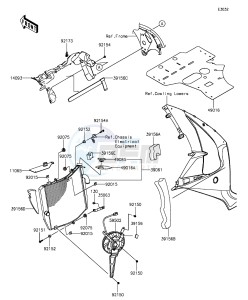 NINJA ZX-10R ABS ZX1000SGFA XX (EU ME A(FRICA) drawing Radiator