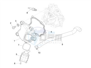 GTS 300 HPE 4T-4V IE ABS E4 (EMEA) drawing Cylinder head cover