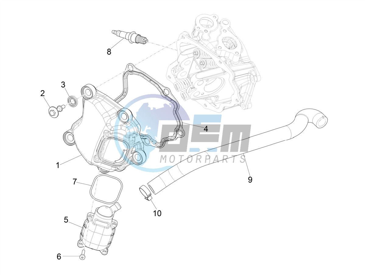 Cylinder head cover