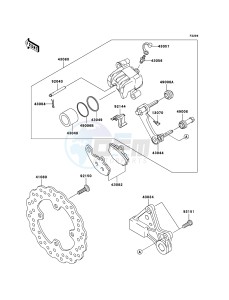 NINJA ZX-10R ZX1000-C2H FR GB XX (EU ME A(FRICA) drawing Rear Brake