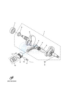 TT-R110E (B51U) drawing CRANKSHAFT & PISTON